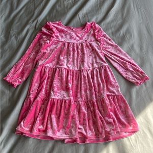 Cat & Jack Hot Pink Velour Dress